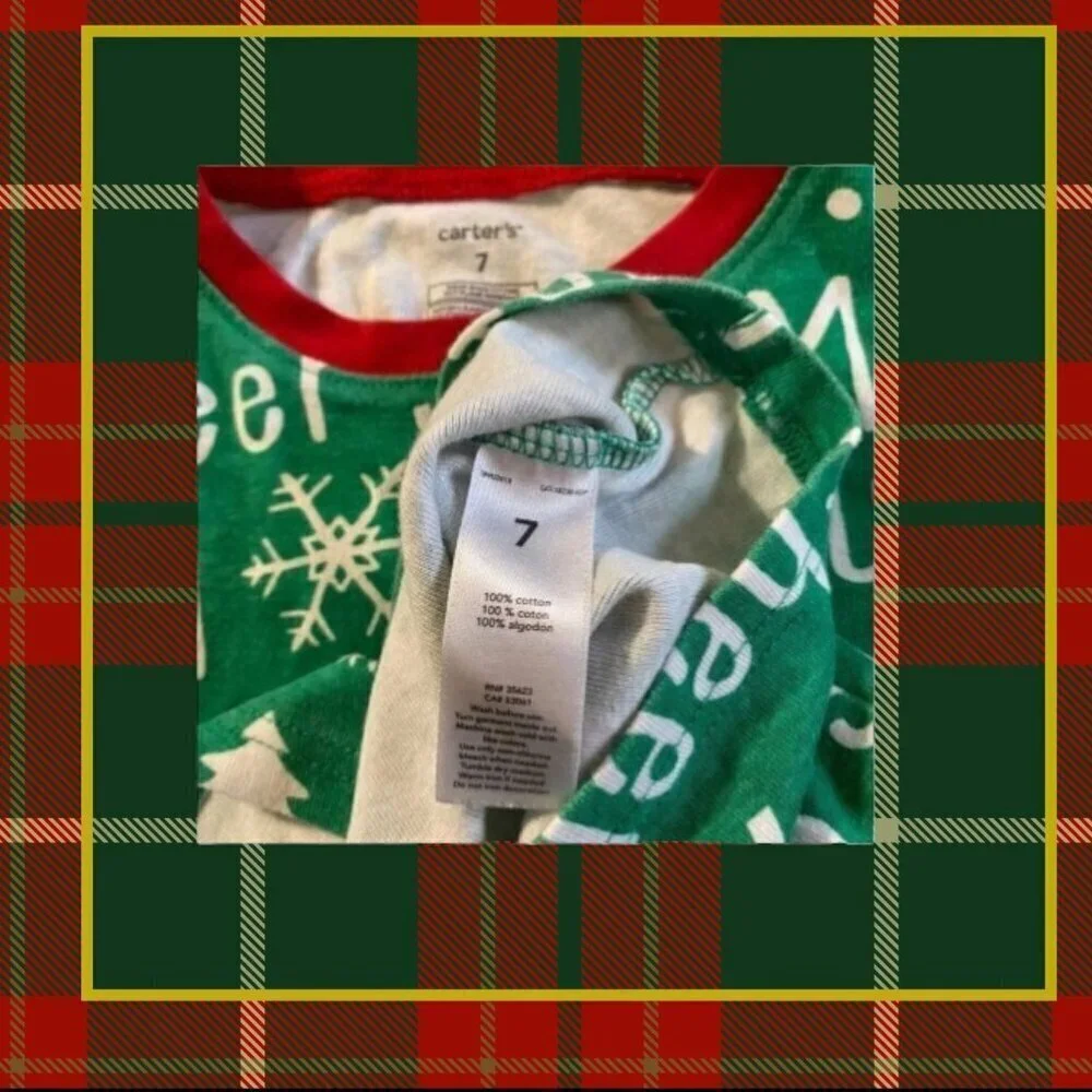 Carter’s Christmas Cotton Pajama Top